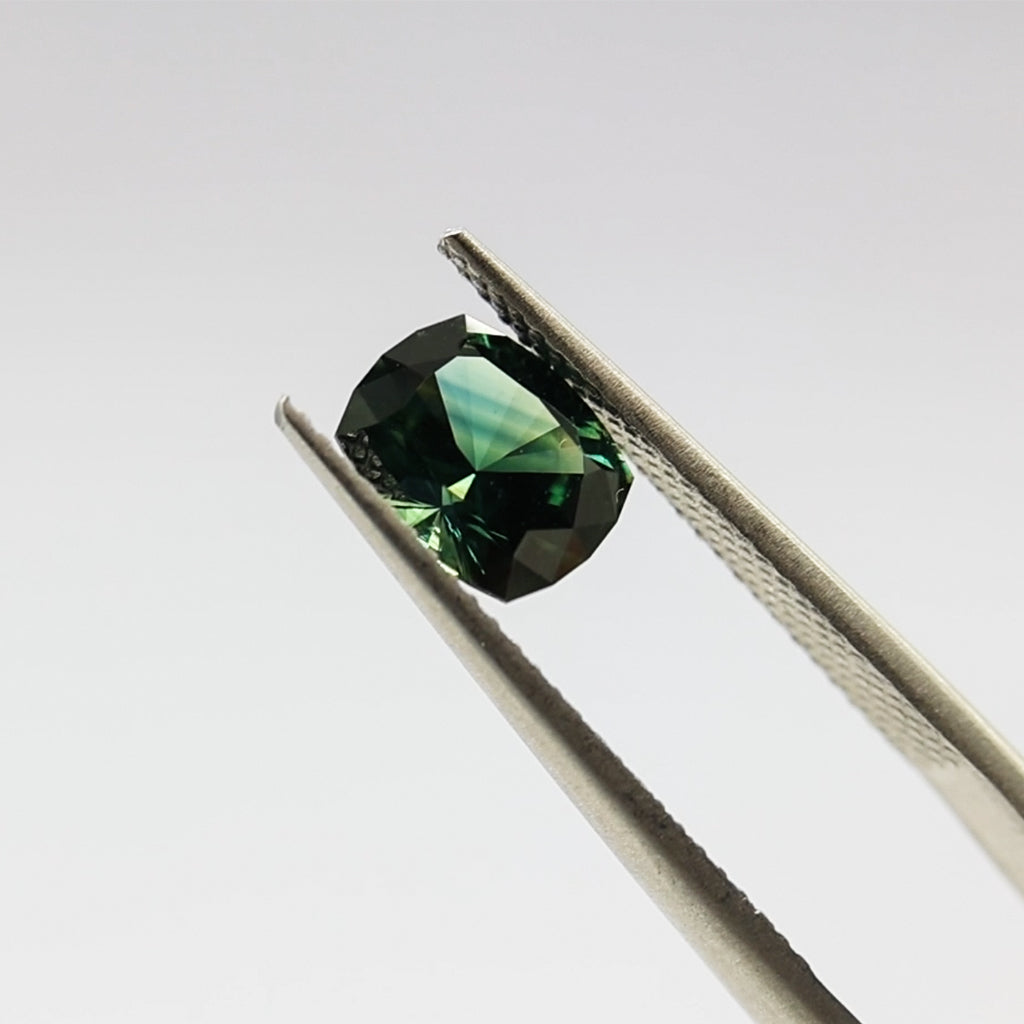 8185 Cushion 1.64ct Teal Australian Sapphire