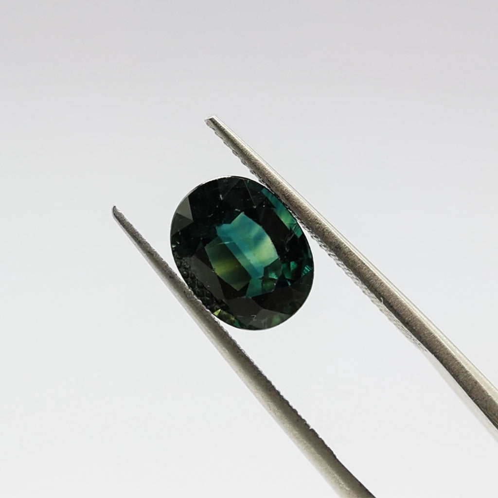 8186 Oval 3.10ct Teal Australian Sapphire